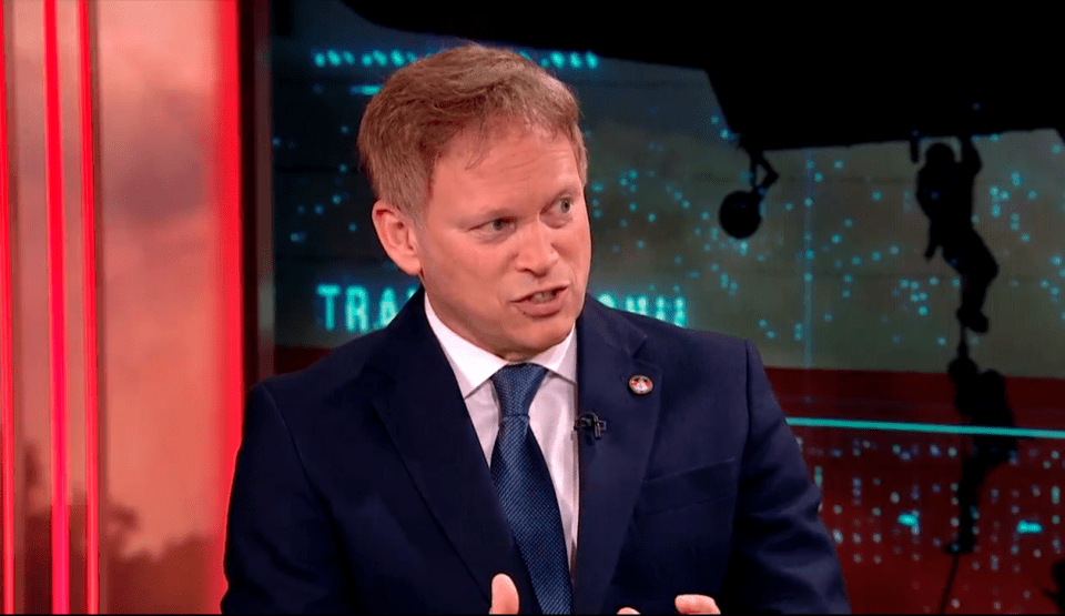 Defence Secretary Grant Shapps speaking on The Sun's new World At War show