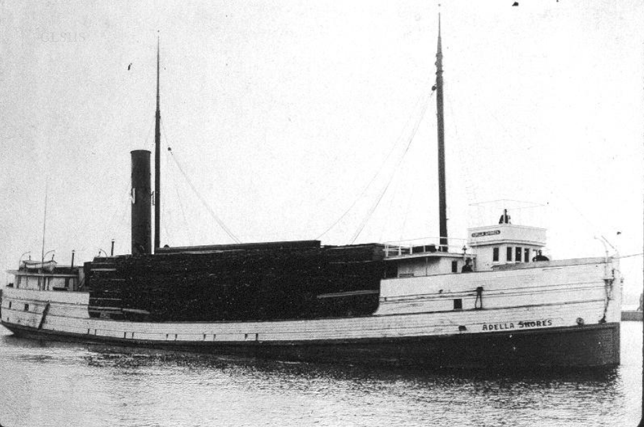 The Adella Shores disappeared on May 1, 1909 with all 14 crew onboard