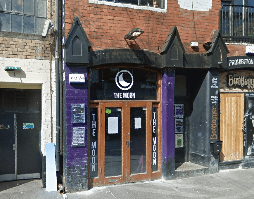 The Moon in Cardiff is a live music venue, bar, club and events space that stands on Womanby Street