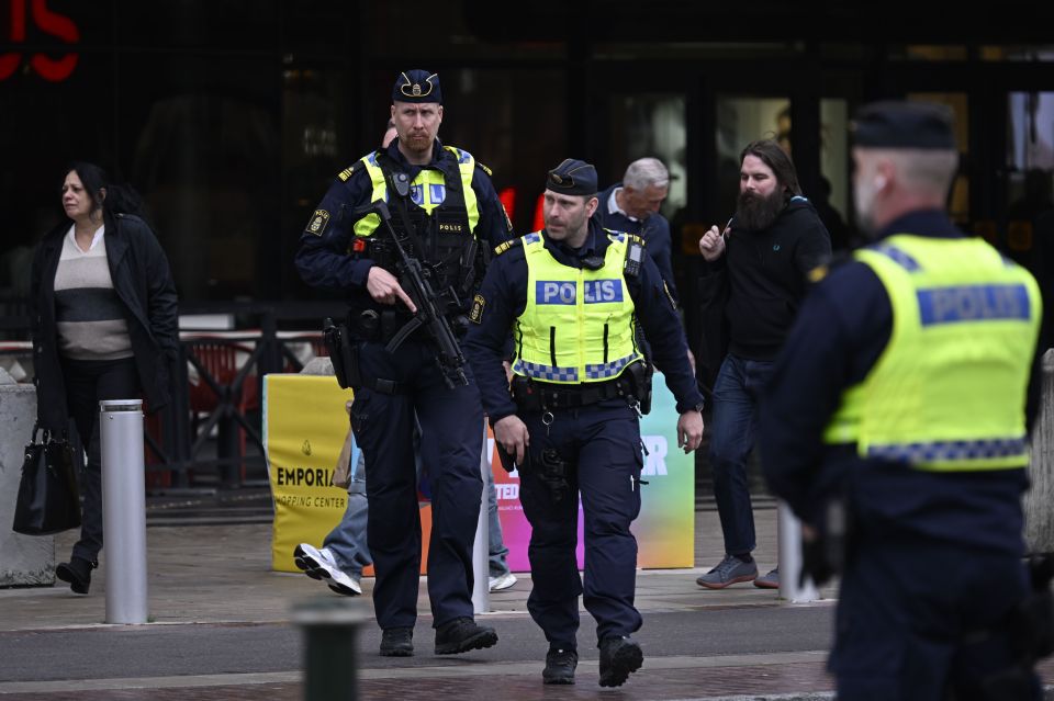 Armed police have been deployed across the city to keep an eye on any threatening situations