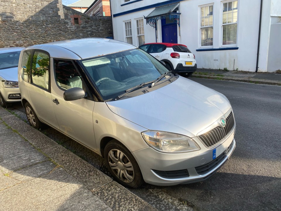 Kevin's wife is insistent on keeping her Skoda despite the presence of Lamborghinis in the supermarket car park