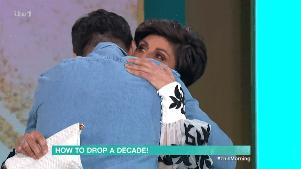 Craig Doyle gave 57-year-old Ranjit a hug to comfort her