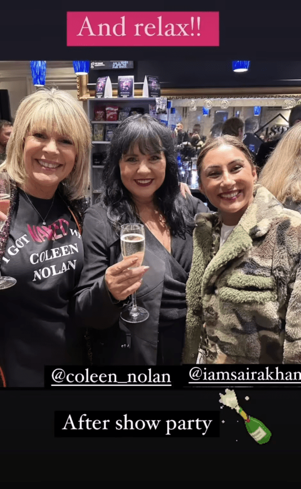 She recently reunited with Ruth and Coleen