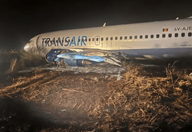 A 737 plane skidded off the runway in Senegal in the latest Boeing incident