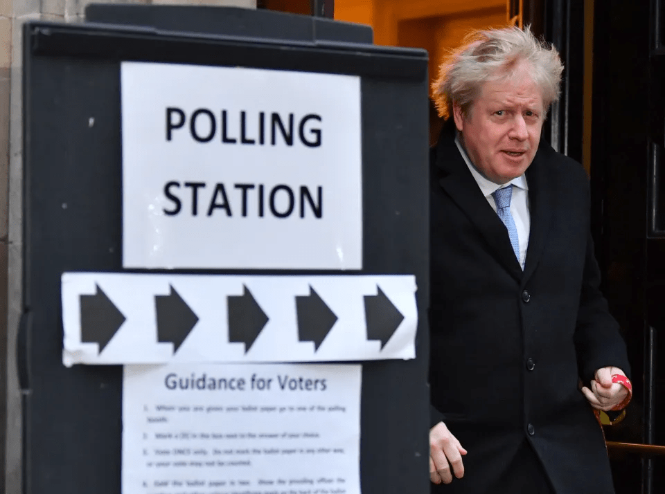 Boris Johnson was turned away from voting after forgetting his ID