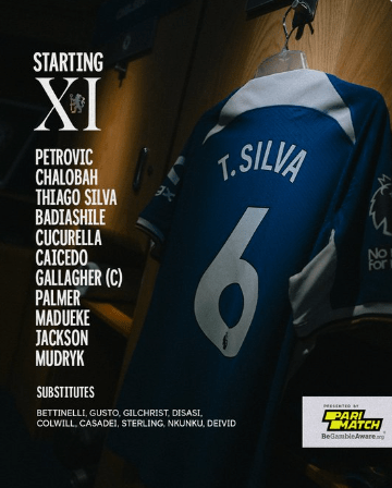 Chelsea's line up vs West Ham