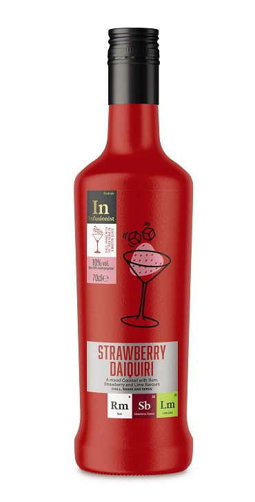 The new Infusionist Strawberry Daiquiri combines the sweet and tart flavours of strawberry, lemon and rum