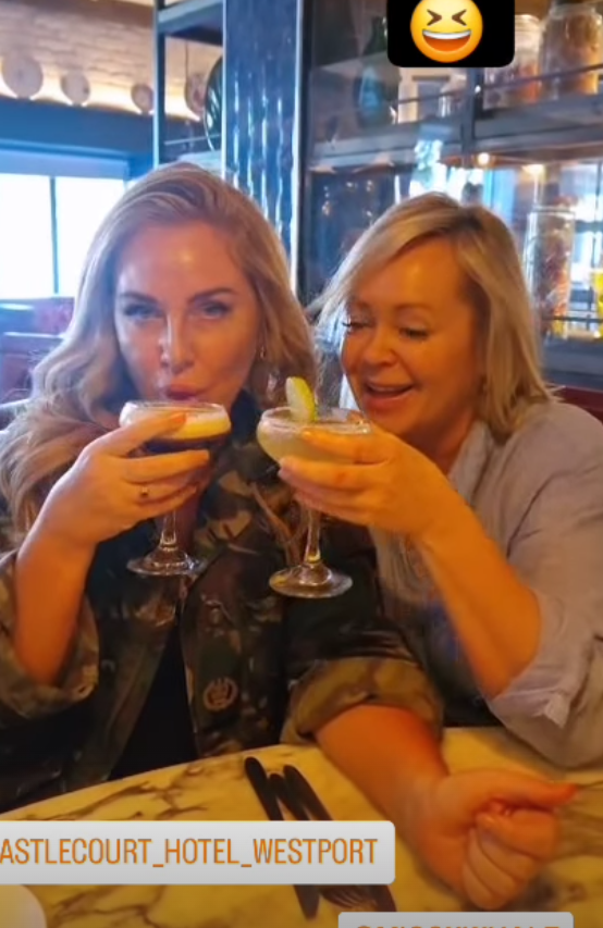 Josie Gibson let her hair down on a pub crawl in Ireland after confirming her romance with Stephen Mulhern