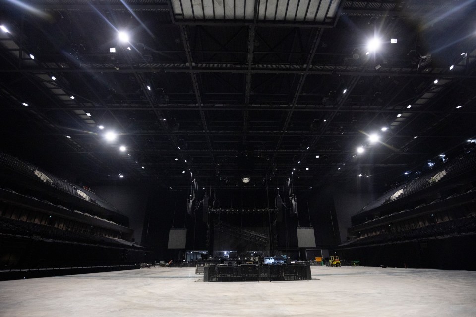 The Co-op Live arena is the UK's biggest indoor arena with a capacity of 23,500