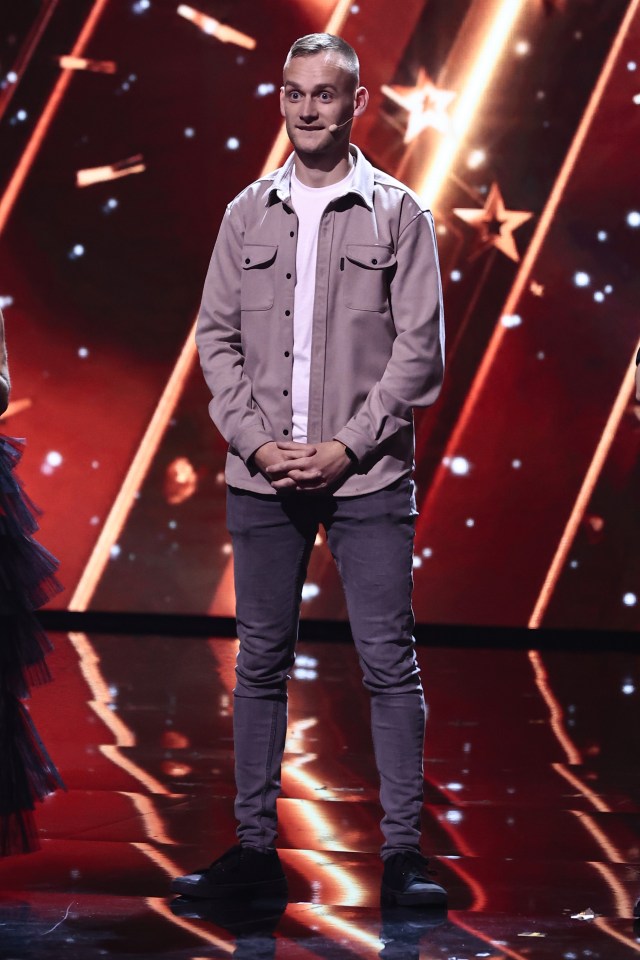 Jack Rhodes look stunned to be the first act announced for the final