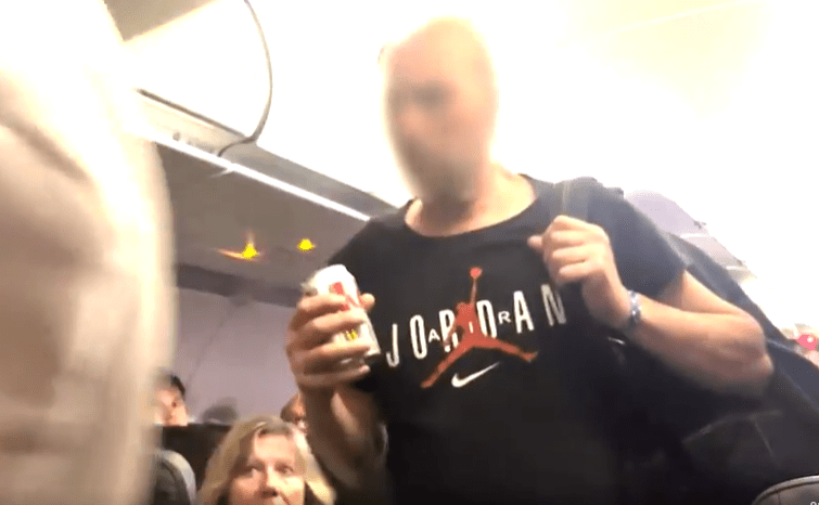 Passengers cheered as they did the walk of shame