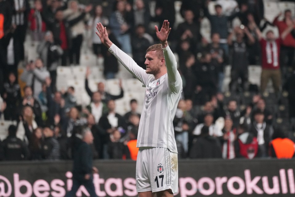 Joe Worrall scored the winner for Besiktas