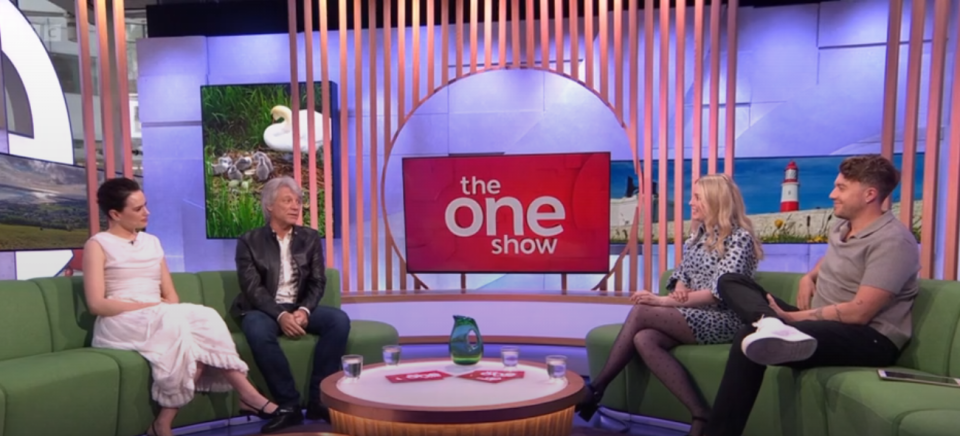 Jon revealed all on The One Show tonight