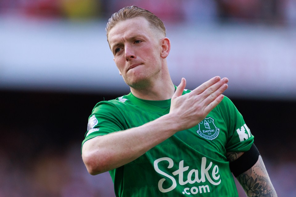 Jordan Pickford leads the line of Everton players who could be sold for cut-price fees