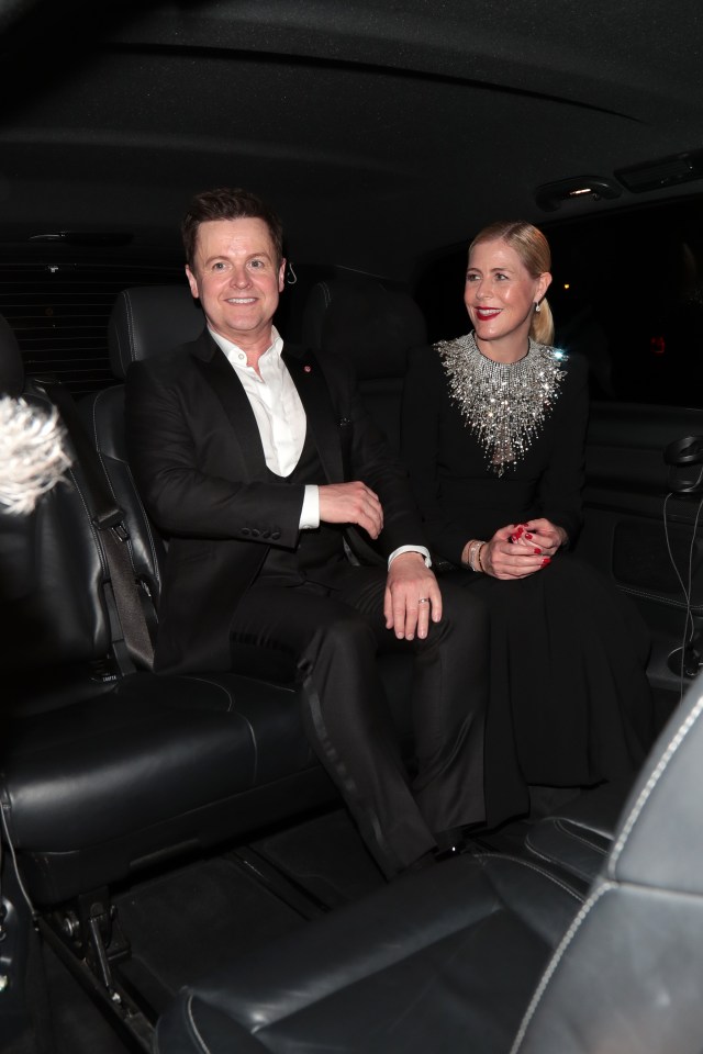 Declan Donnelly and wife Ali enjoyed a night out