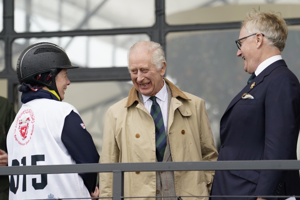 King Charles beamed at the Windsor Horse Show