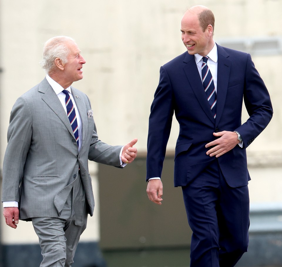 King Charles passed the role of Colonel-in-Chief of the Army air corps to Prince William yesterday