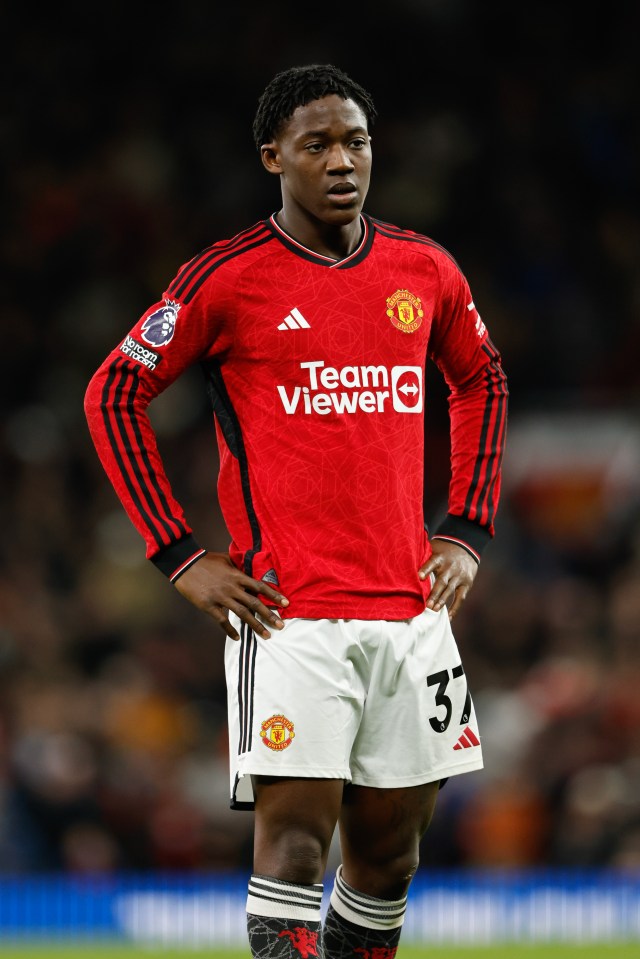 Kobbie Mainoo is young and raw but is showing promise as a Man Utd midfielder of the future