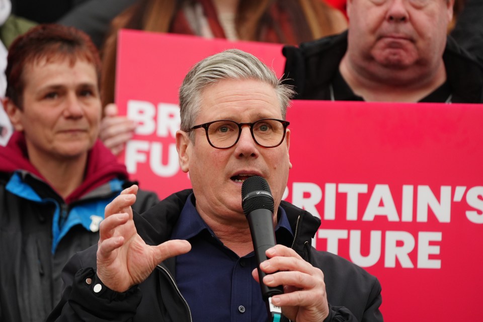 Sir Keir Starmer in Blackpool Friday morning after Labour won the by-election