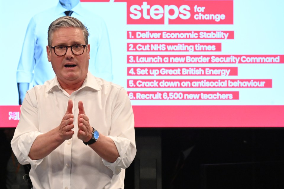 Sir Keir Starmer denied flip-flopping after unveiling a new set of campaign pledges