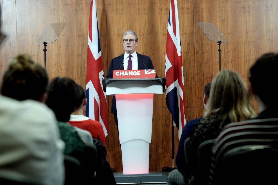 Responding to Mr Sunak with his own starting-gun speech, a defiant Sir Keir declared: 'It's time for change'