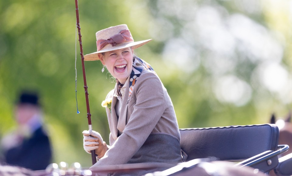 Lady Louise Mountbatten Windsor in The Sunday Morning Carriage Drive