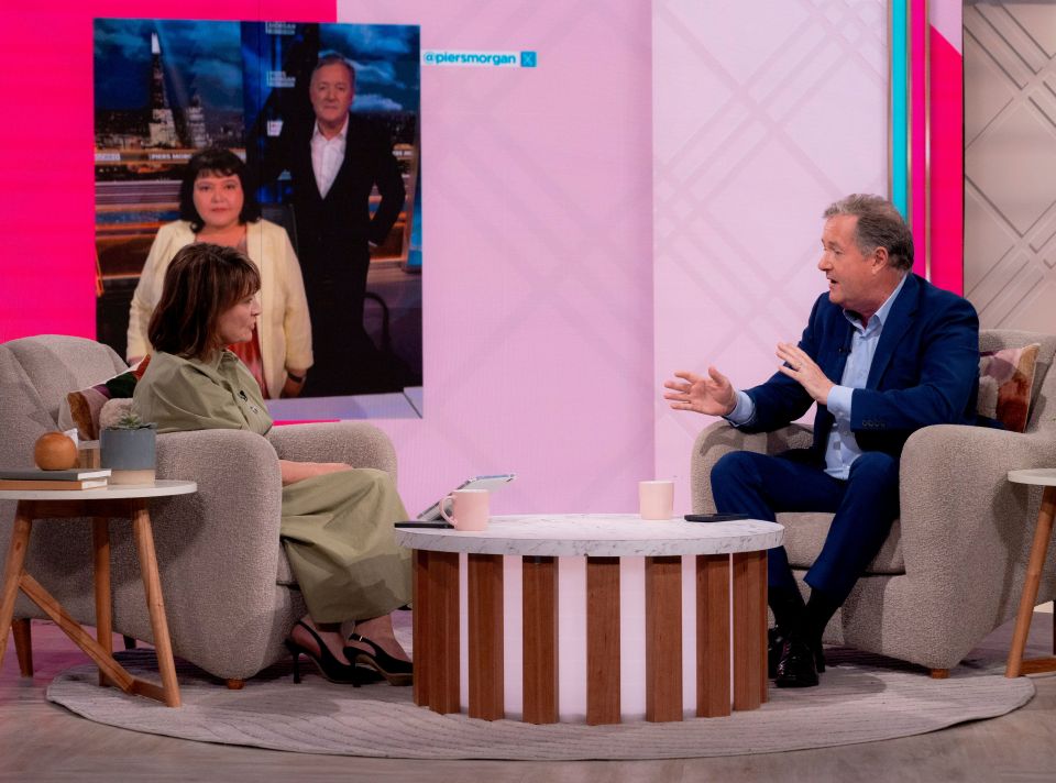 Piers Morgan sat down to chat with Lorraine Kelly about his explosive Baby Reindeer interview