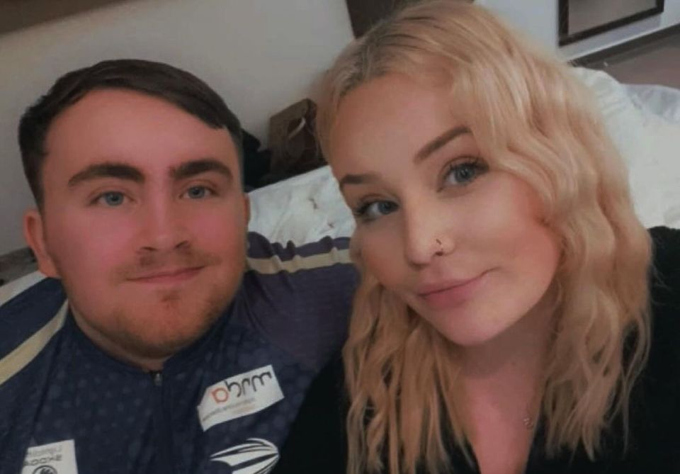 Littler, with girlfriend Eloise, has revealed where he will be heading with his family after the final