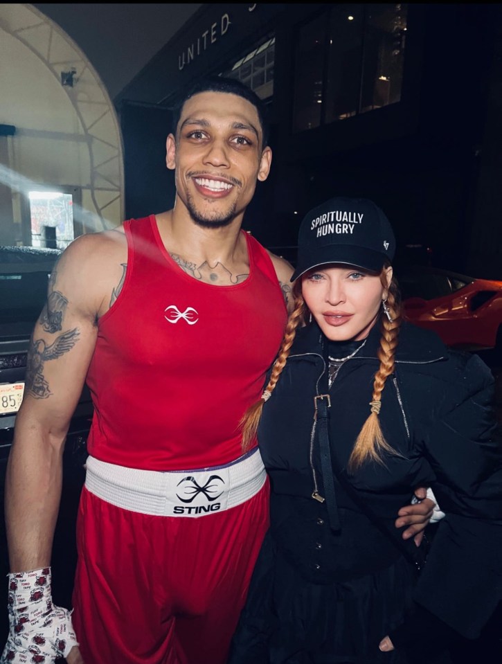 Madonna threw in the towel on her relationship with boxer boyfriend Josh Popper