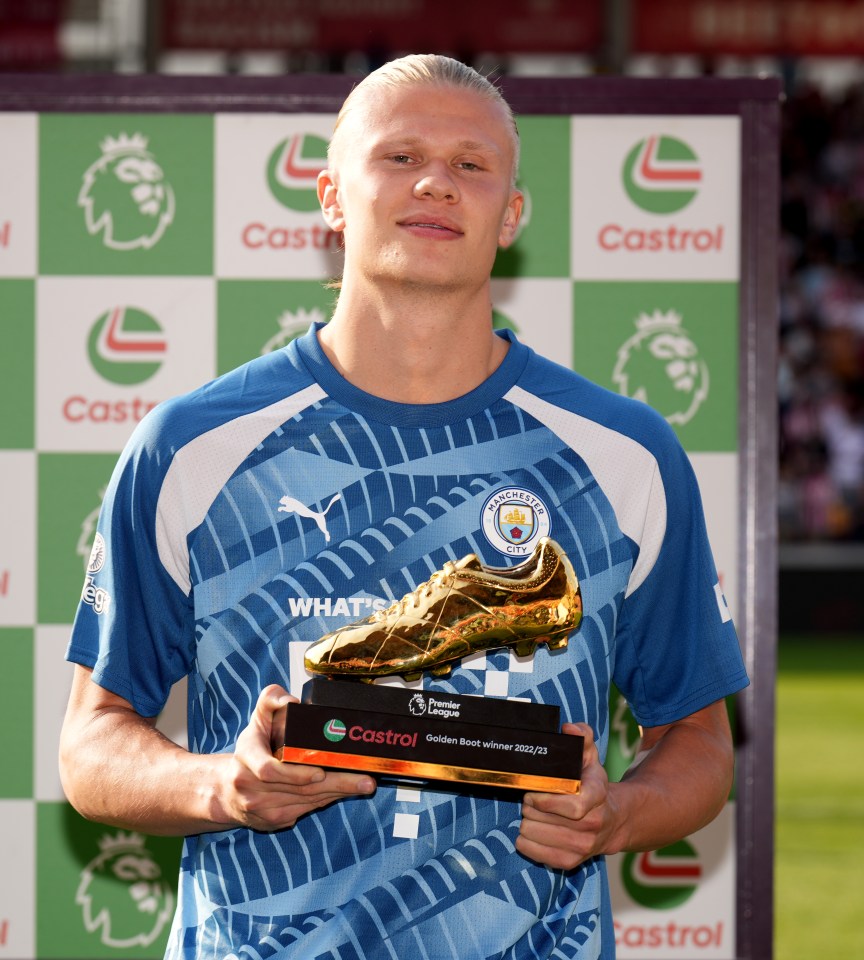 The Man City hotshot won the Golden Boot in his debut Premier League campaign