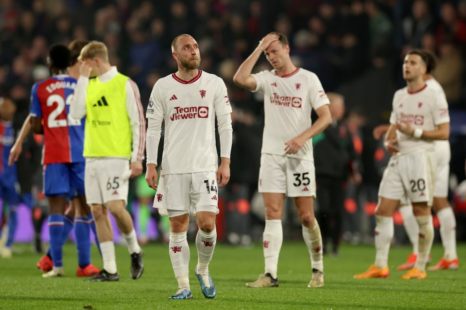 United were beaten 4-0 at Selhurst Park