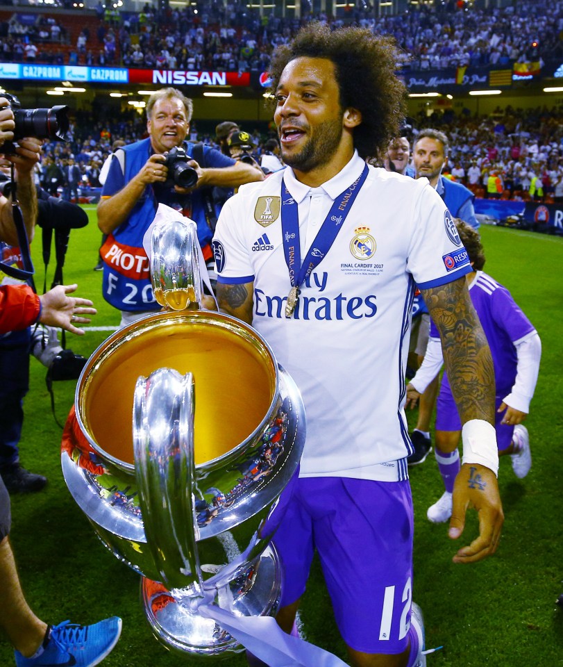 Marcelo is the most-decorated player in Real Madrid's history