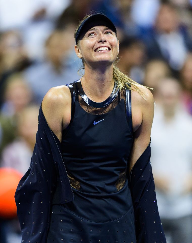 Sharapova went down in history as the 'world's sexiest tennis star'