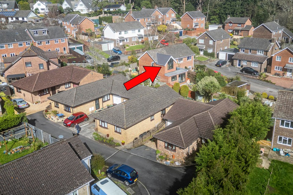 The window now looks straight down into neighbours’ properties