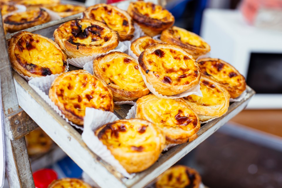 Head to Lisbon to savour a traditional pastel de nata (Portuguese custard tart)