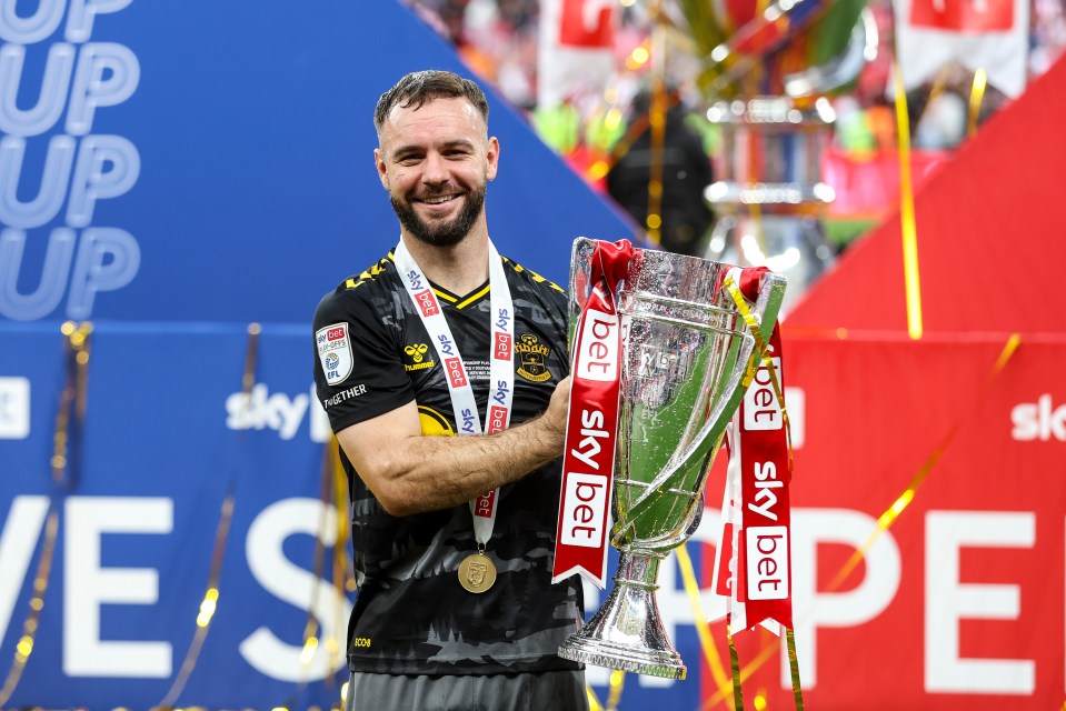 Adam Armstrong was the hero in the Play-Off final, but had one particularly awkward moment