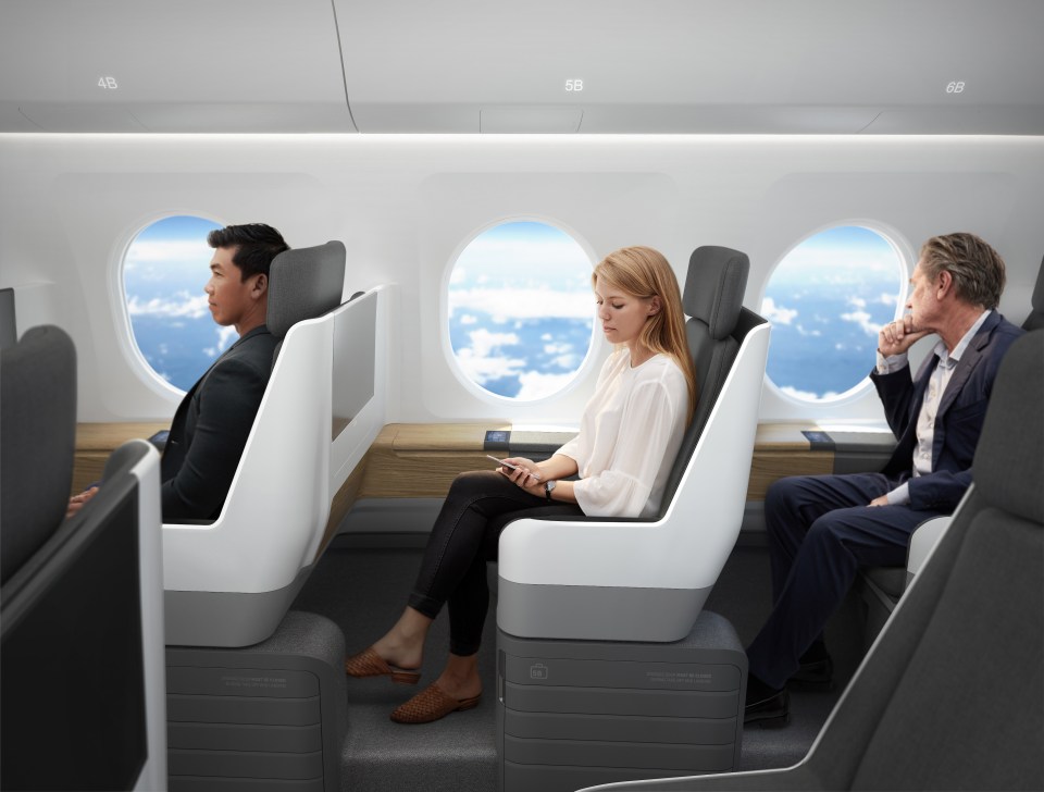 The Overture is expected to fly under 100 passengers in 'business class' comfort