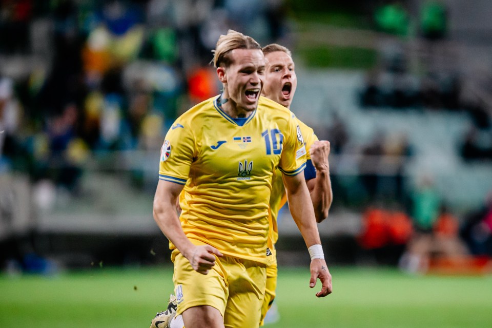 Chelsea's Mykhailo Mudryk has made the cut for Ukraine