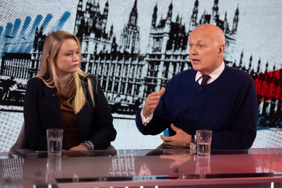 He clashed with Tory MP Ian Duncan Smith