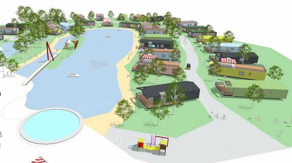 Plans for a £65m redevelopment include 272 holiday lodges