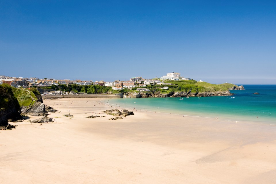 Newquay boasts some of the UK's most beautiful beaches