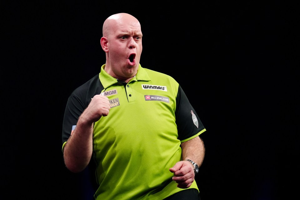 Michael van Gerwen was too good on the night