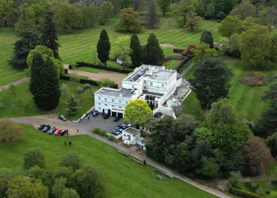 The Duke of York's Royal Lodge home, where he has lived since 2002