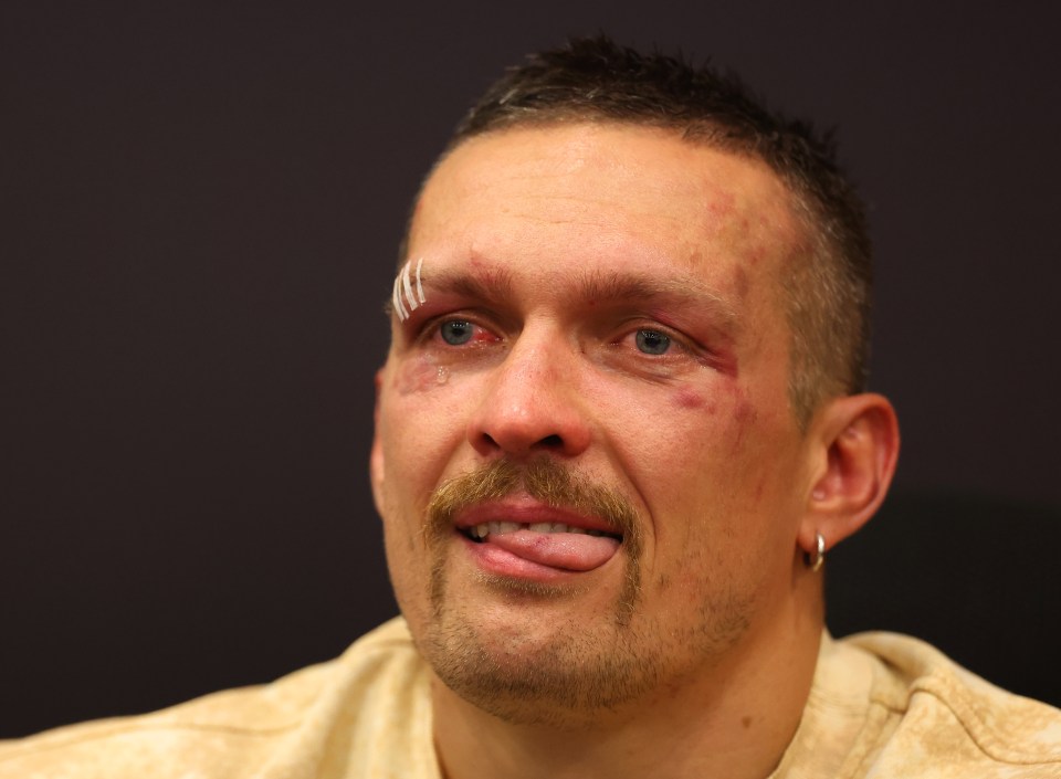 Usyk was also handed a medical boxing suspension