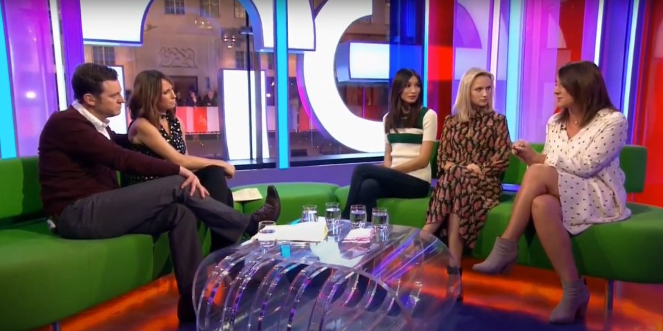 Lucy Siegle (right) is known for being a presenter on The One Show