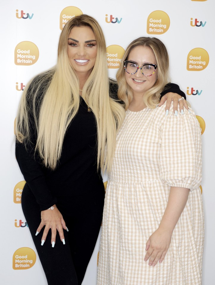 The pregnant podcaster is Katie Price's younger sister