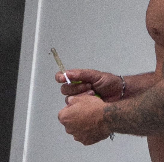 Cipriani is thought to have bought a pre-rolled joint from a shop called Project Cannabis, near where he is staying