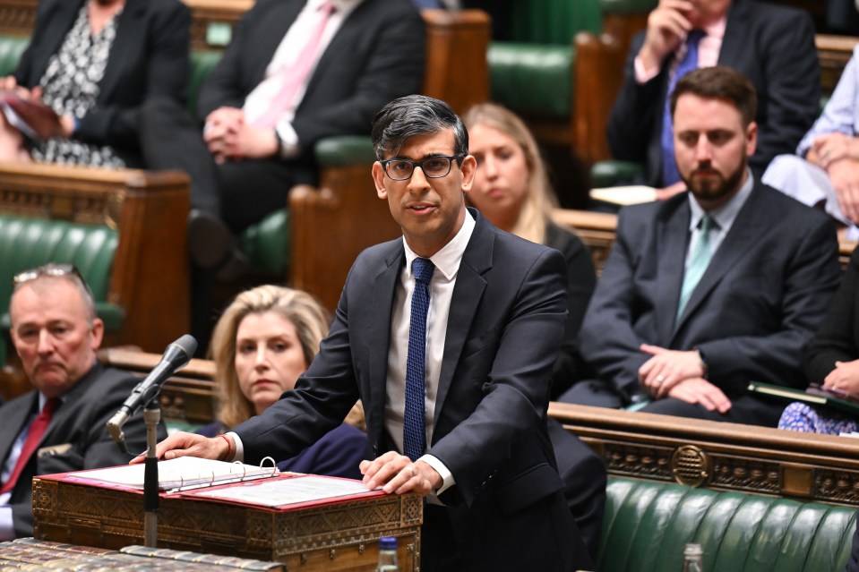 Rishi Sunak making an historic government apology yesterday