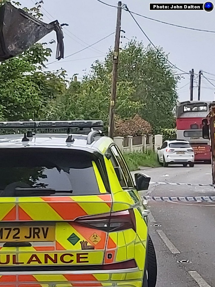 Pictures from the scene show around a dozen emergency service vehicles lining South Street near Culverstone Green