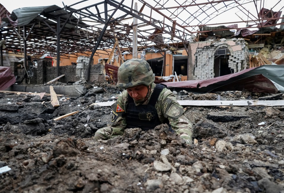 Putin has unleashed a brutal assault on Ukraine's second largest city,  Kharkiv, pictured, in recent weeks